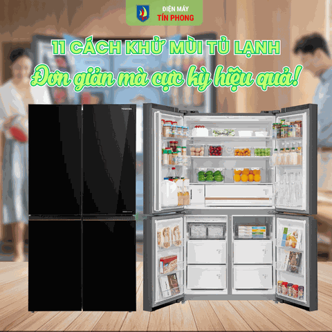 11 cách khử mùi tủ lạnh đơn giản mà cực kỳ hiệu quả