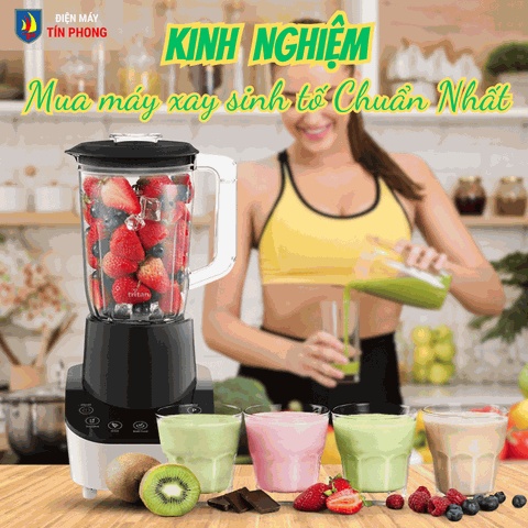 Kinh nghiệm mua máy xay sinh tố chuẩn nhất cho nhu cầu gia đình