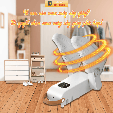 Máy sấy giày và bí quyết chọn mua phù hợp cho gia đình