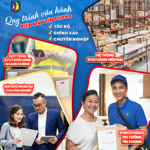 Bí mật phía sau kho hàng & hậu trường vận hành chuyên nghiệp tại Điện máy Tín Phong