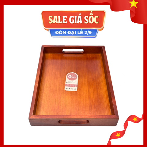 Khay trà gỗ chữ nhật Eonwon DC-EW304 (23x30cm)
