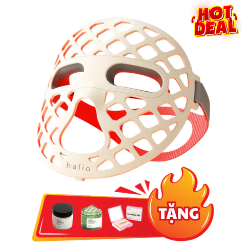 Mặt nạ ánh sáng sinh học Halio PureGlow Ultralite Silicone LED Face Mask