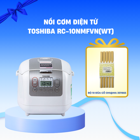 Nồi Cơm Điện Tử Toshiba RC-10NMFVN(WT)