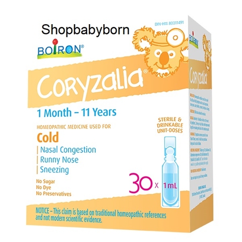Muối uống vi lượng đồng căn- BOIRON Coryzalia