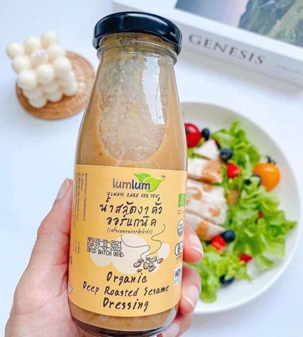 Sốt mè rang hữu cơ Lumlum Thái Lan