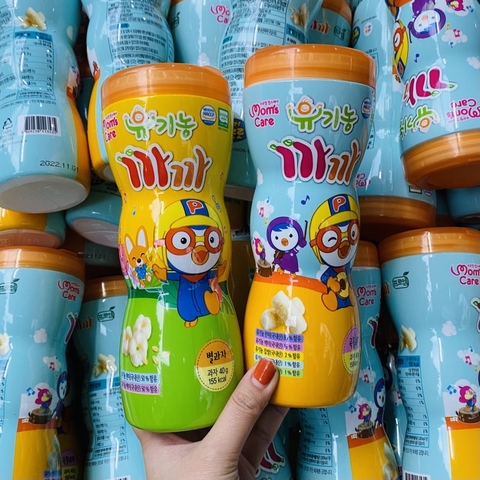 Bánh gạo hữu cơ Pororo