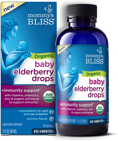 Siro Bổ Sung Vitamin C Tăng Miễn Dịch Hữu Cơ Mommy Bliss (90ml)