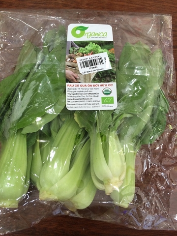 Cải thìa Hữu cơ của Organica
