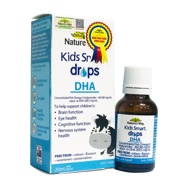 NATURE'S WAY KIDS SMART DROPS DHA - SIRO BỔ SUNG DHA DẠNG NƯỚC