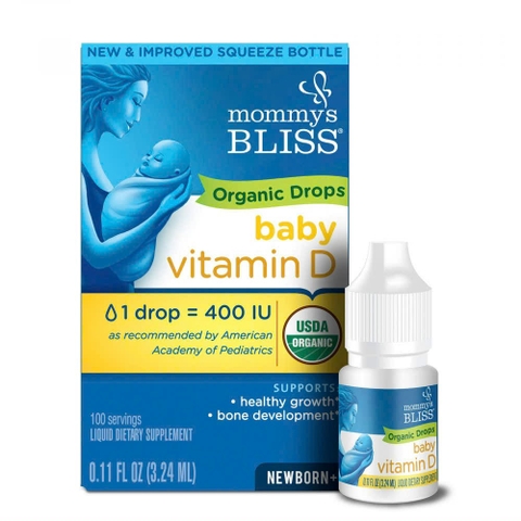 VITAMIN D MOMMY'S BLISS ORGANIC DROPS