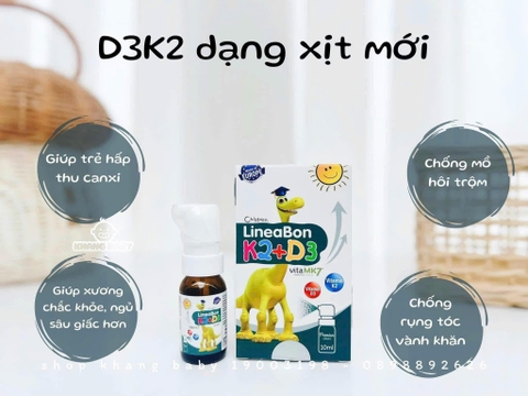 Vitamin D3, K2 Lineabon
