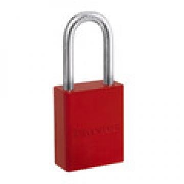 6835LFRED - ALUMINUM PADLOCK