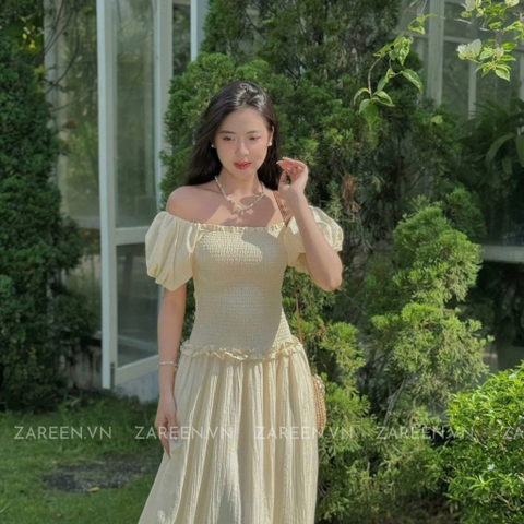 ĐẦM THUN CHỈ TAY PHỒNG ZAREEN DAX85