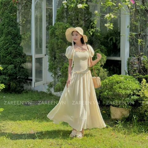 ĐẦM THUN CHỈ TAY PHỒNG ZAREEN DAX85