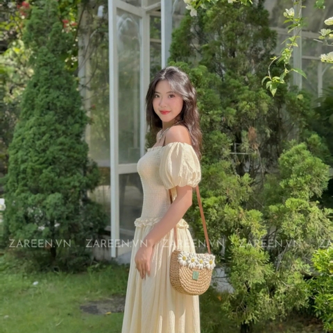 ĐẦM THUN CHỈ TAY PHỒNG ZAREEN DAX85