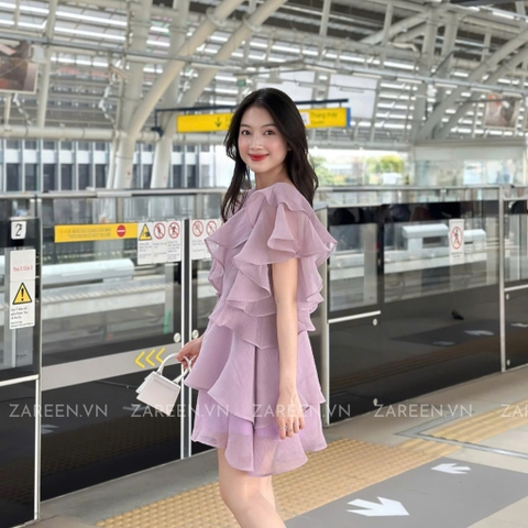 ĐẦM TƠ TAY BÈO THẮT NƠ ZAREEN DAX97