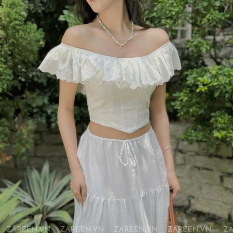 ÁO CORSET VIỀN REN ZAREEN VOA136