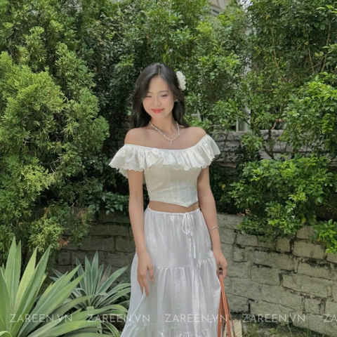 ÁO CORSET VIỀN REN ZAREEN VOA136