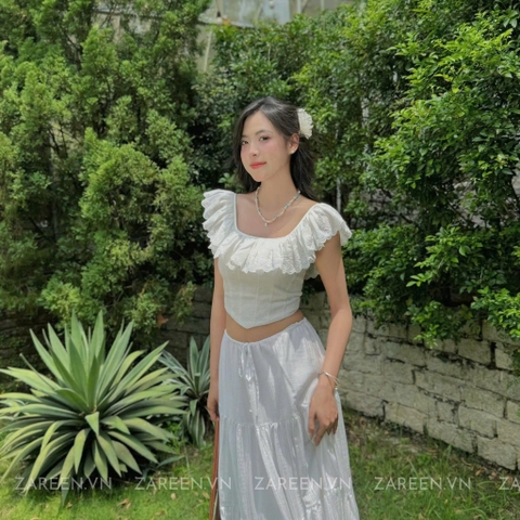 ÁO CORSET VIỀN REN ZAREEN VOA136