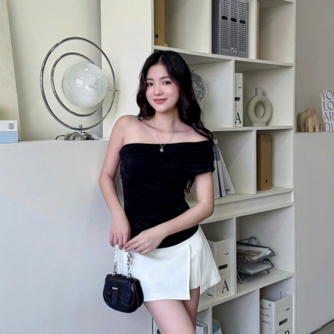 ÁO THUN ÔM LỆCH VAI ZAREEN THU174