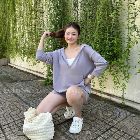 SET ÁO HOODIE VÀ QUẦN SHORT ZAREEN SET03