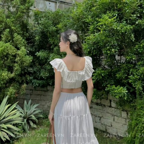 ÁO CORSET VIỀN REN ZAREEN VOA136