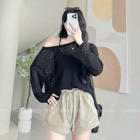 QUẦN SHORT LƯNG THUN RÚT DÂY ZAREEN SHO52