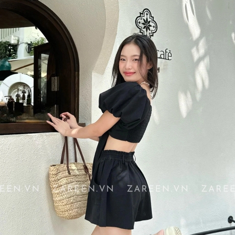 ÁO CROPTOP BUỘC NƠ NGỰC ZAREEN VOA131