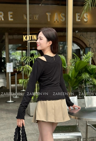 ÁO THUN TAY DÀI PHỐI 2 LỚP ZAREEN THU165