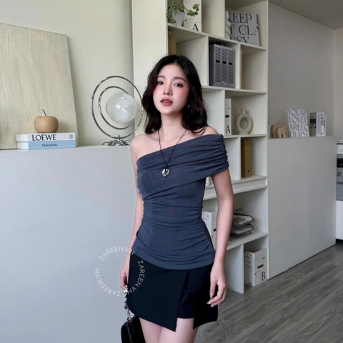 ÁO THUN ÔM LỆCH VAI ZAREEN THU174