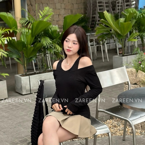 ÁO THUN TAY DÀI PHỐI 2 LỚP ZAREEN THU165