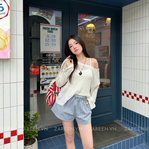 QUẦN SHORT LƯNG THUN RÚT DÂY ZAREEN SHO52