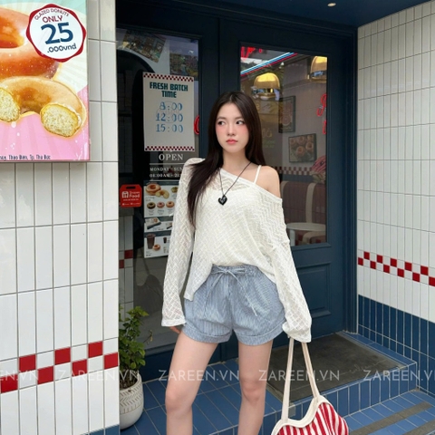 QUẦN SHORT LƯNG THUN RÚT DÂY ZAREEN SHO52