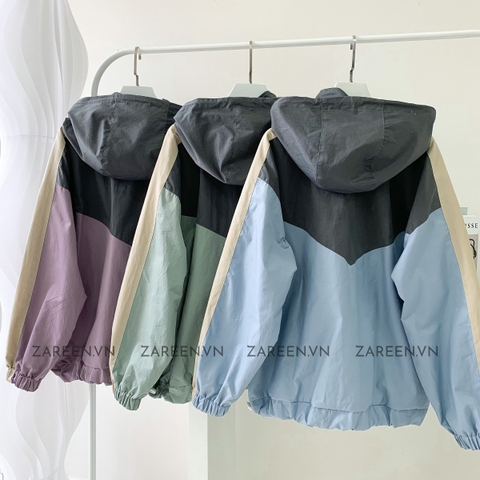 ÁO KHOÁC DÙ PHỐI MÀU ZAREEN JCK10