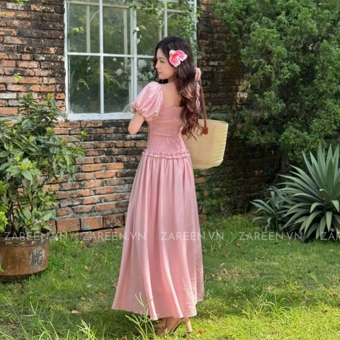 ĐẦM THUN CHỈ TAY PHỒNG ZAREEN DAX85