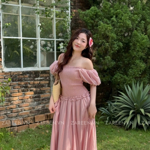 ĐẦM THUN CHỈ TAY PHỒNG ZAREEN DAX85