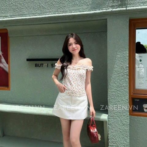 ÁO THUN HOA BÈO VAI ZAREEN THU171