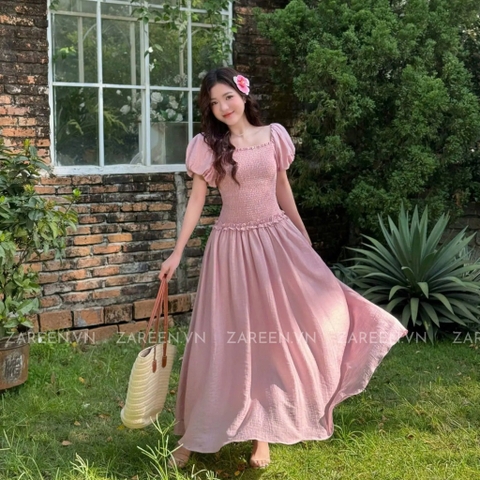 ĐẦM THUN CHỈ TAY PHỒNG ZAREEN DAX85