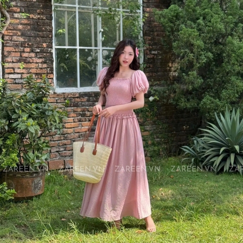 ĐẦM THUN CHỈ TAY PHỒNG ZAREEN DAX85