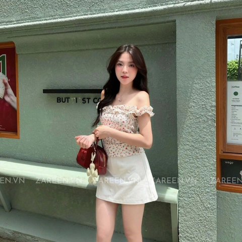 ÁO THUN HOA BÈO VAI ZAREEN THU171