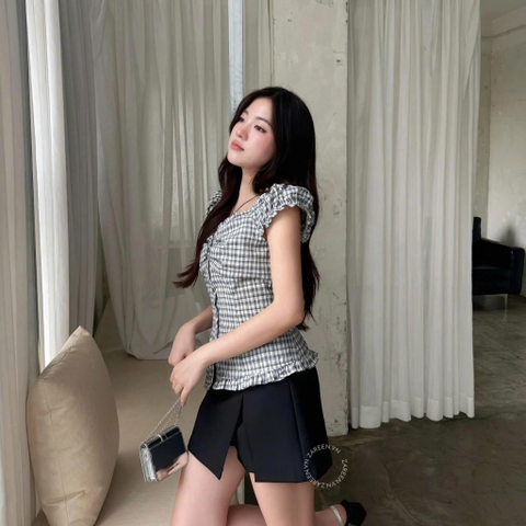 ÁO TRỄ VAI NÚT GỖ ZAREEN VOA149