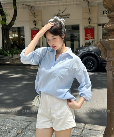 ÁO SƠ MI TAY DÀI BASIC ZAREEN SOM77