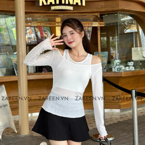 ÁO THUN TAY DÀI PHỐI 2 LỚP ZAREEN THU165