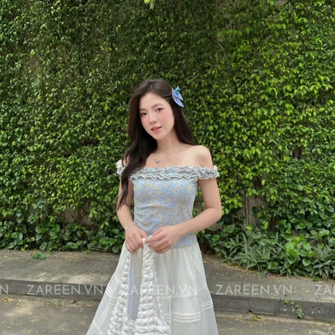 ÁO THUN HOA BÈO VAI ZAREEN THU171