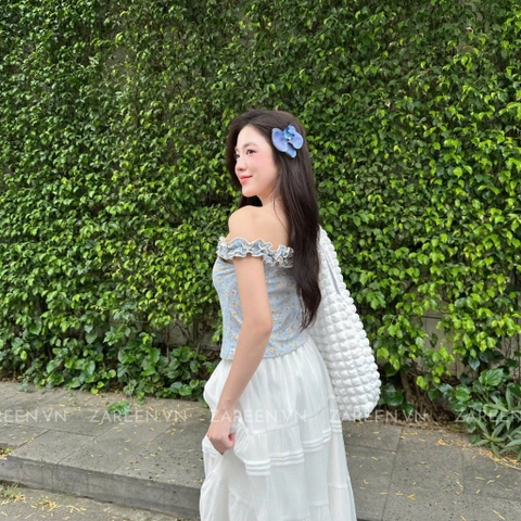 ÁO THUN HOA BÈO VAI ZAREEN THU171