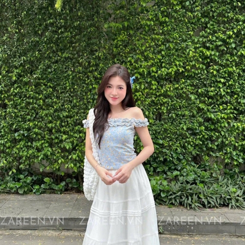 ÁO THUN HOA BÈO VAI ZAREEN THU171