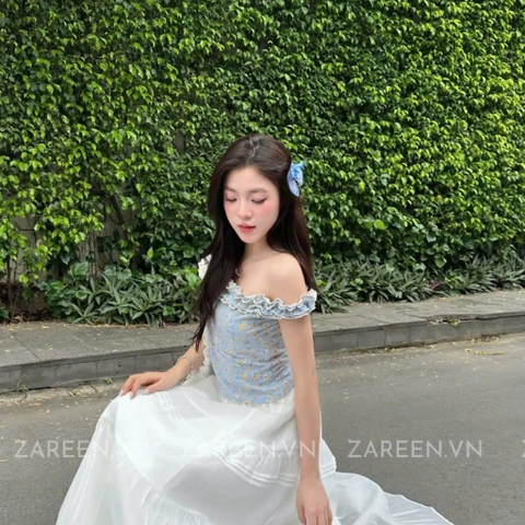 ÁO THUN HOA BÈO VAI ZAREEN THU171