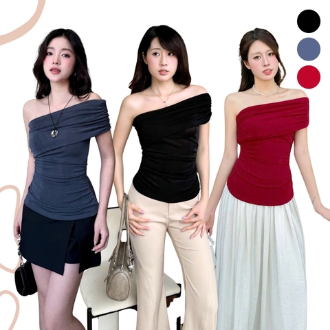 ÁO THUN ÔM LỆCH VAI ZAREEN THU174