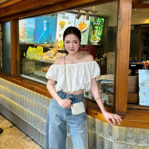 QUẦN JEANS ỐNG LOE TO DÁNG SUÔNG ZAREEN JEA149