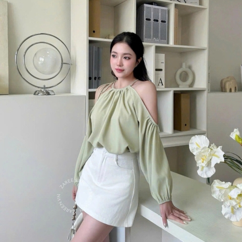 ÁO YẾM KHOÉT VAI ZAREEN VOA143